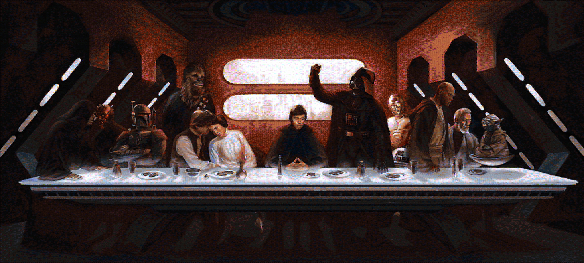 Star Wars last dinner