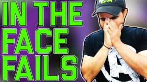 In the face fails